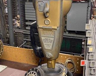 One of a kind Duncan Parking meter and telephone...To Register and To Bid go to https://capitolsalesservices.hibid.com... 