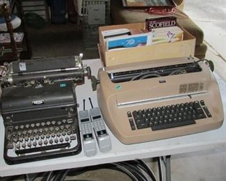 Royal Typewriter and IBM Typewriter