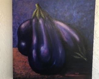 Large Eggplants By D Kuri 