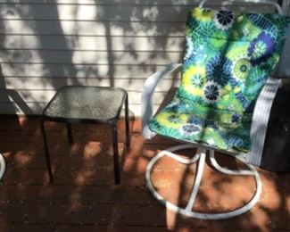 Patio chair & table
