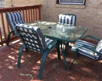 2nd patio table & chairs