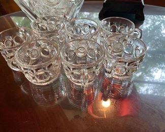 Coin glass punch cups