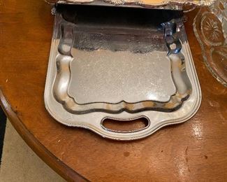 Additional silver serving tray