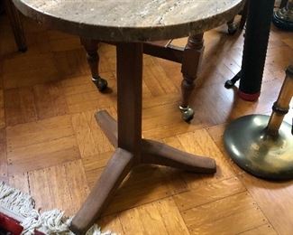 Marble Top Table Mid Century Modern