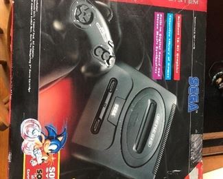 Genesis with sonic 2 Game System
