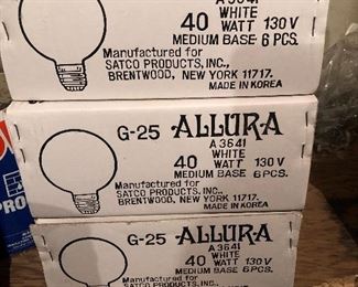 Allura light bulbs