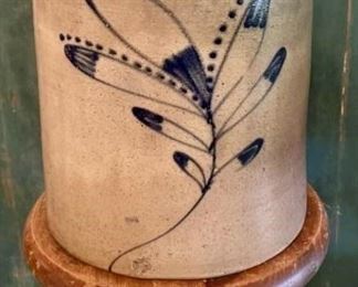 Indian Feather Crock — Very Unique and Stunning!