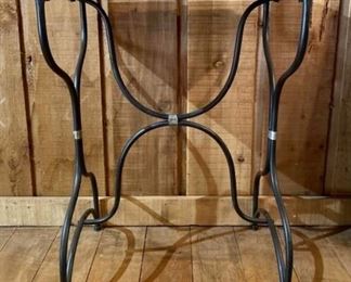 Industrial-style Side Table (front view)