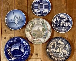 Mixed Lot - Souvenir Plates - Set of 6