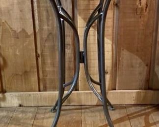 Industrial-style Side Table - (Side View)