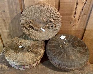 Set of 3 - Sewing Baskets