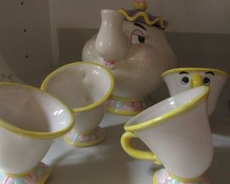 teapot and cups from Walt Disney Cinderella