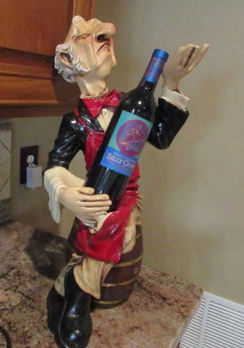 wine bottle holder snooty server