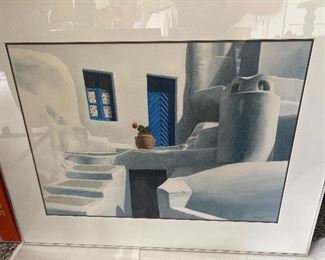 EVELYNE BRIGEOIS original watercolor 26"x32" $150