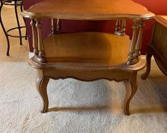 #12 Maple side table with self 28"x25" SOLD