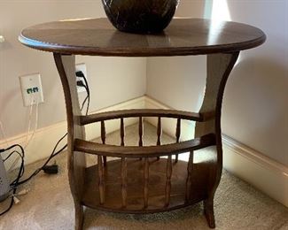 #18 Oak side table 24"x15"x22" $24.00