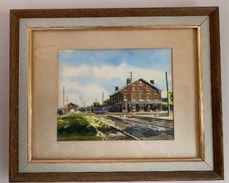 #23 Old Huntsville print by Davis Gray "Railroad Depot" SOLD