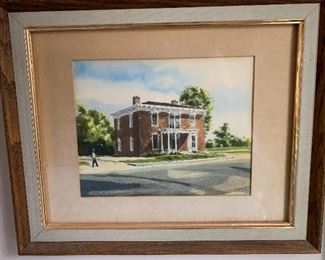 #24 Old Huntsville print by Davis Gray "Jeremiah Clemens Home" SOLD