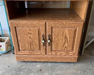 #62 Laminate microwave cart 30"x19"x28" $20.00