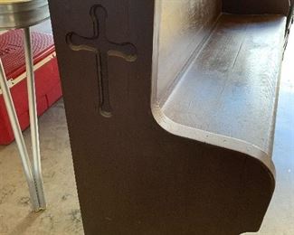 #64 Church pew 60"x20"x37" SOLD