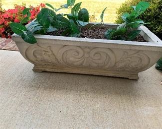 #68 Concrete planter $25.00