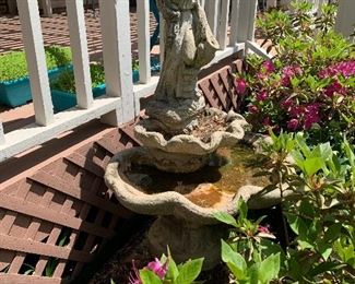 #58 Concrete fountain SOLD