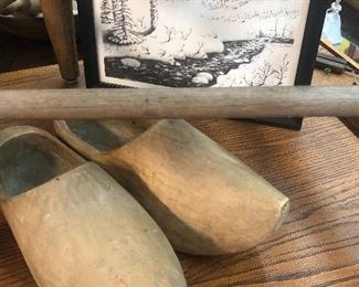 Wooden Dutch shoes