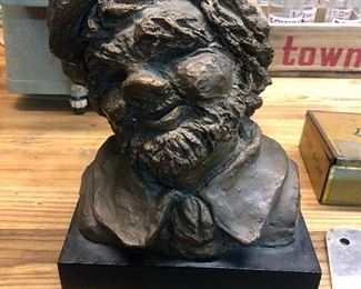 Bronze Bust Statue of Captain Andy