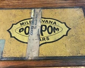 Tin cigar box