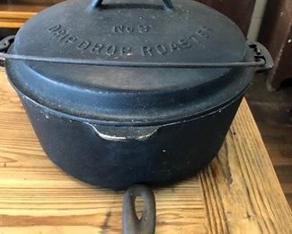 #8 Wagner Ware drip drop roaster 