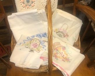 Embroidery pillowcases 