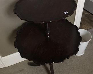 Two tiered table