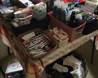 Make-up, medical supplies