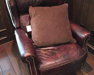 Leather recliner