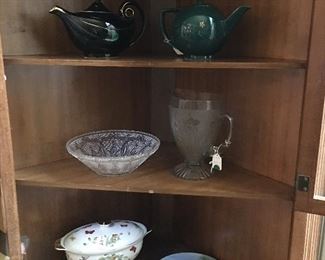 Iris & Herringbone, teapots