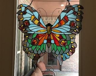 Stained glass butterfly