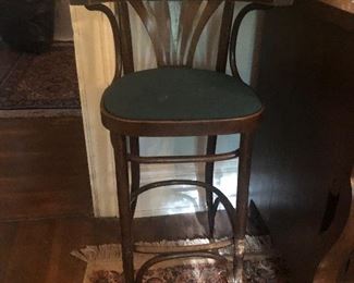 Pair of Bar Stools from the St James Hotel