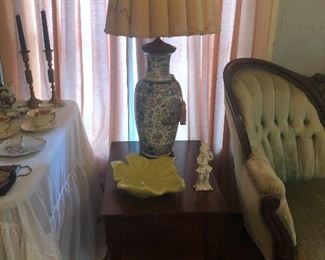 Pair of Large Chinese Style Lamps