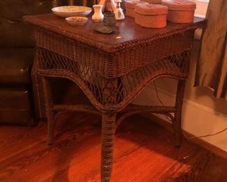 Victorian Wicker Table
