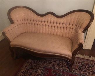 Victorian Walnut Sofa