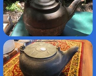 Cast iron kettles both 8’s