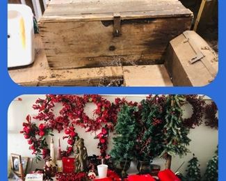 Hand made tool box
Christmas items