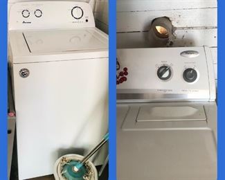 Amana washer 
Whirlpool dryer