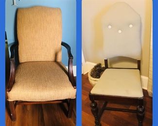 Upholstered side chairs 