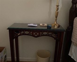 Chippendale style side tables