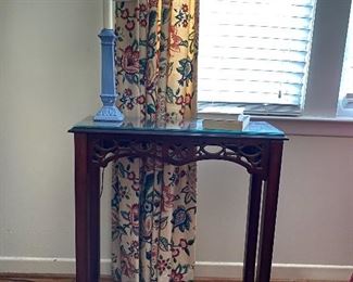 Chippendale style side tables 