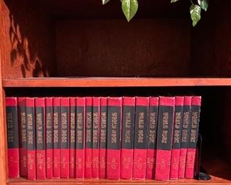 Books & encyclopedias perfect for shelf styling 