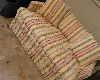 Small upholstered loveseat 