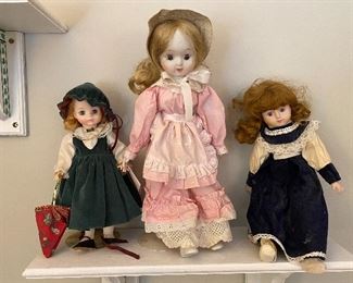 Dolls, including Madame Alexander