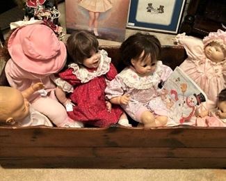 Chest of dolls
